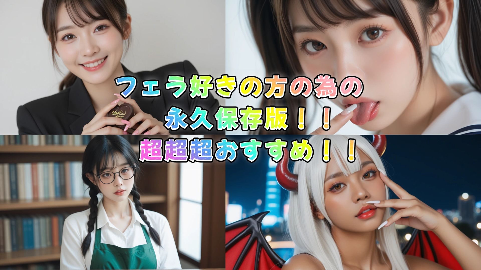 サンプル画像4:フェラ フェラ フェラ(AI屋キサラギ) [d_606373]