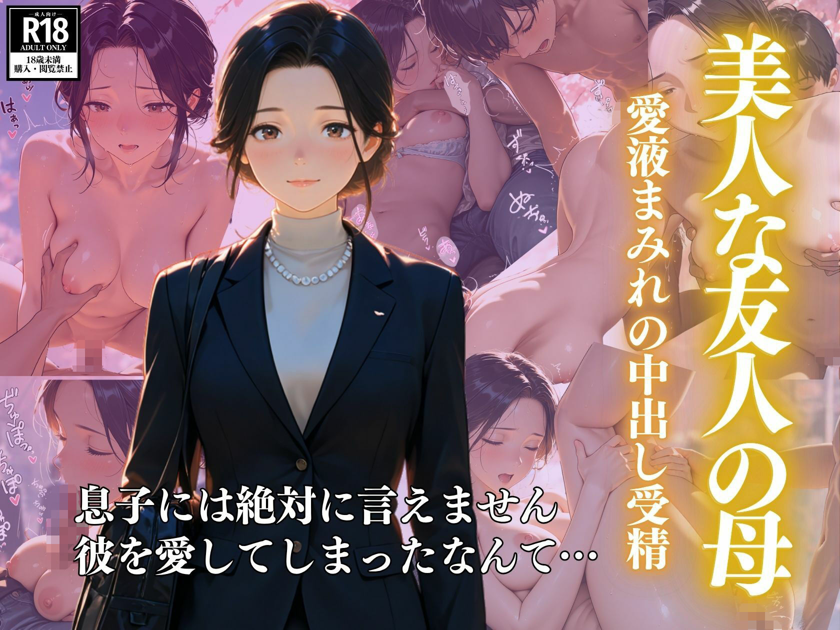 美人な友人の母 ー愛液まみれの中出し受精 画像1