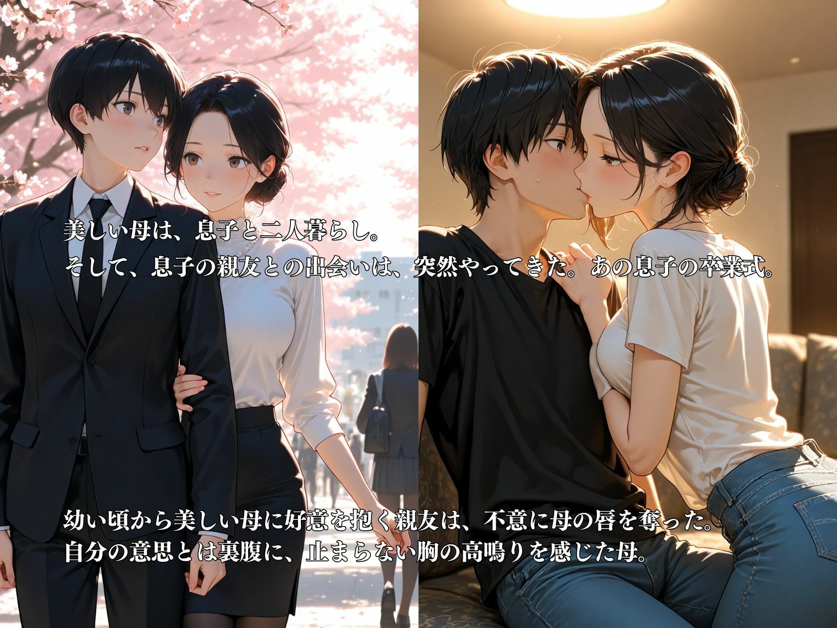 サンプル画像2:美人な友人の母  ー愛液まみれの中出し受精(スターブックス) [d_606388]