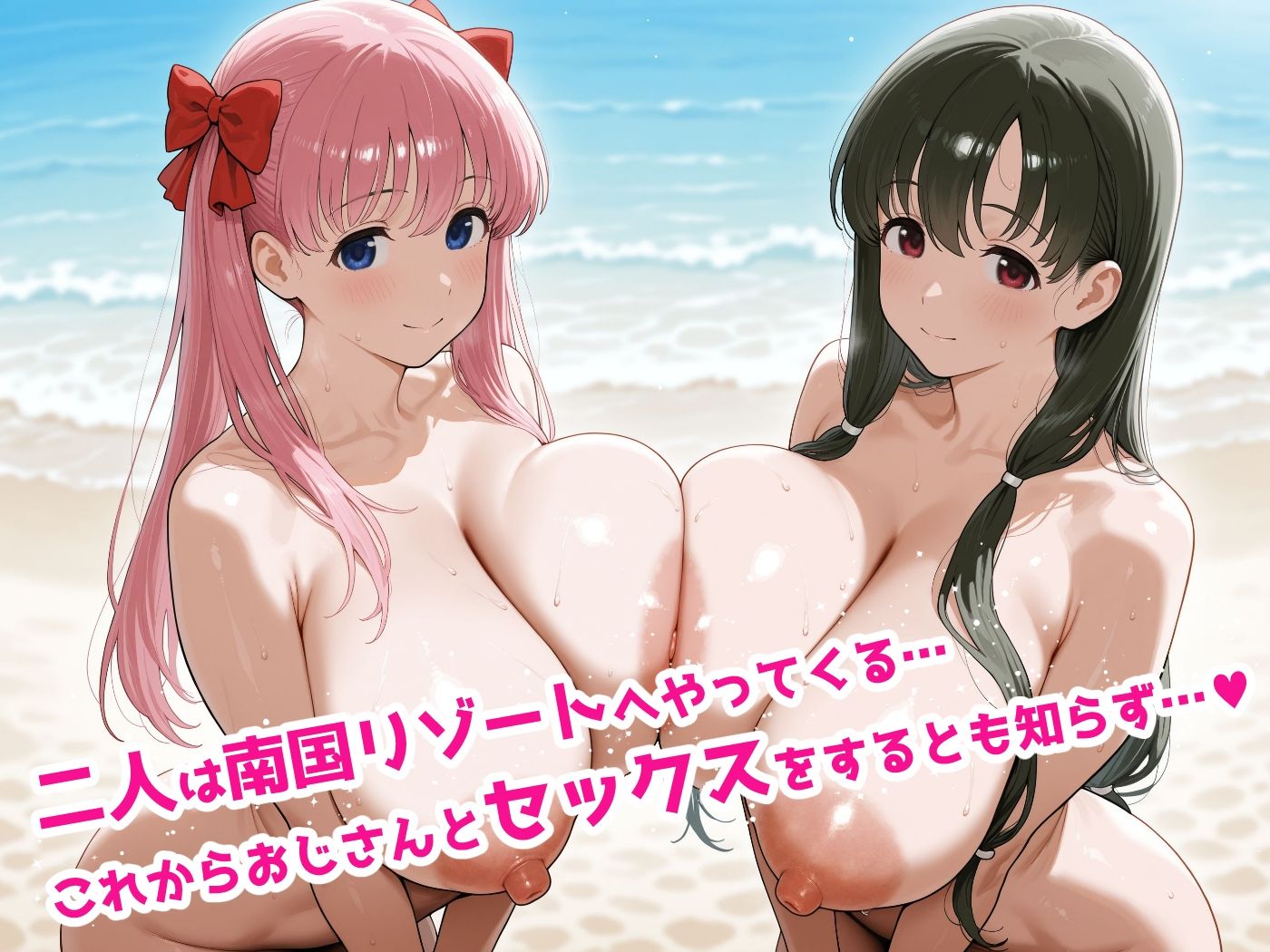 サンプル画像2:リゾートでセックス -原●和・石●霞-(TOXIT) [d_606399]