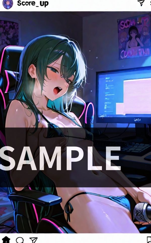 サンプル画像4:ゲーム配信よりオナニー配信の方が 再生数が伸びる事を知ってしまった 僕の妹(夢幻ノルージュ) [d_606448]