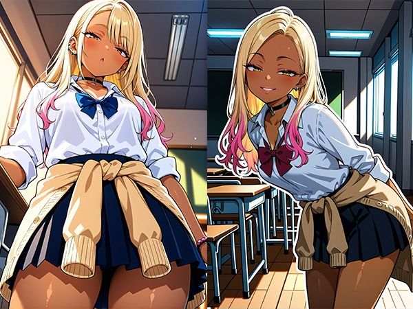 サンプル画像1:ど天然のギャル調教(わきあいAI) [d_606473]