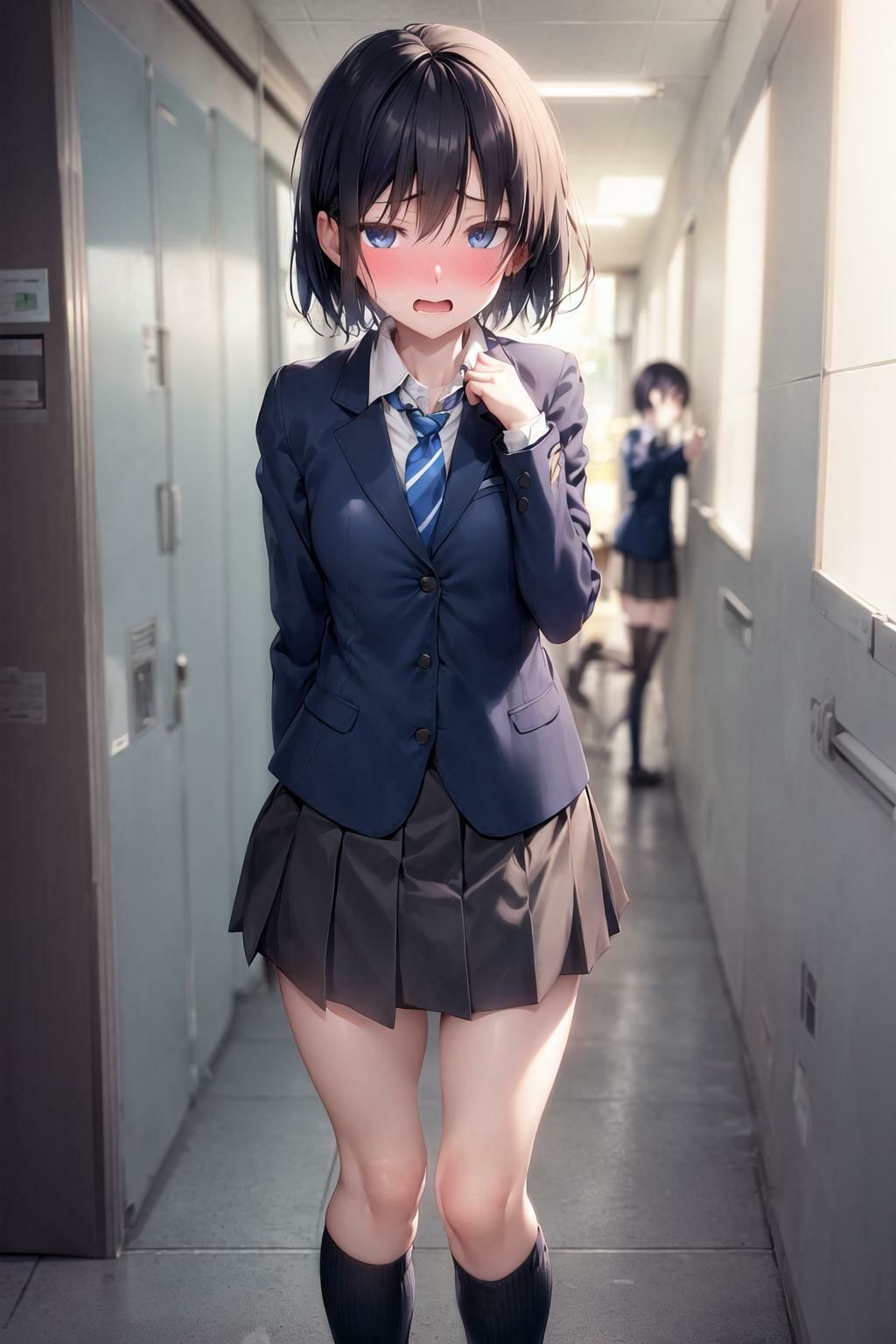 サンプル画像2:制服フェチ  メス顔編(フェチ工房) [d_606484]