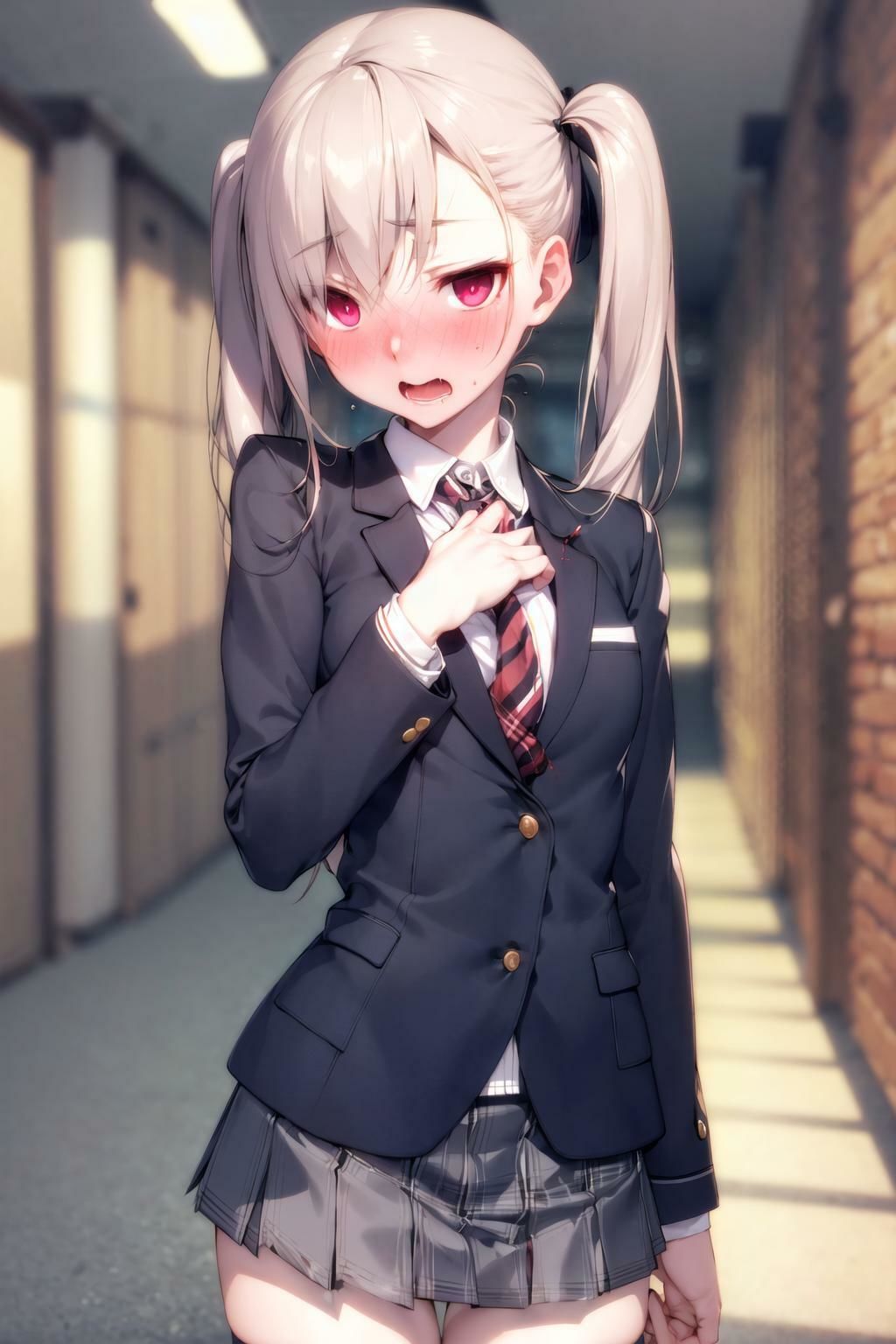 サンプル画像4:制服フェチ  メス顔編(フェチ工房) [d_606484]