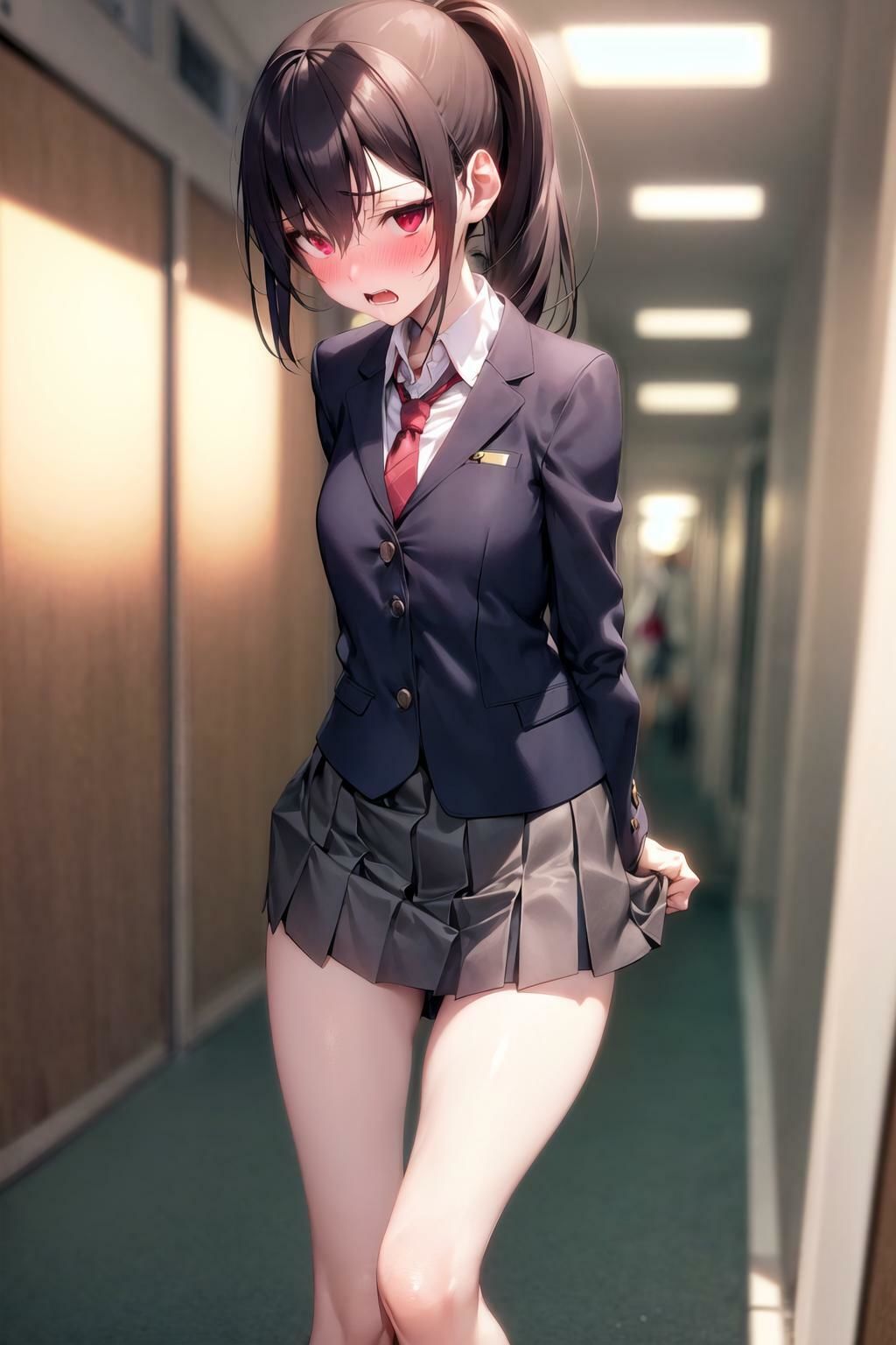 サンプル画像5:制服フェチ  メス顔編(フェチ工房) [d_606484]