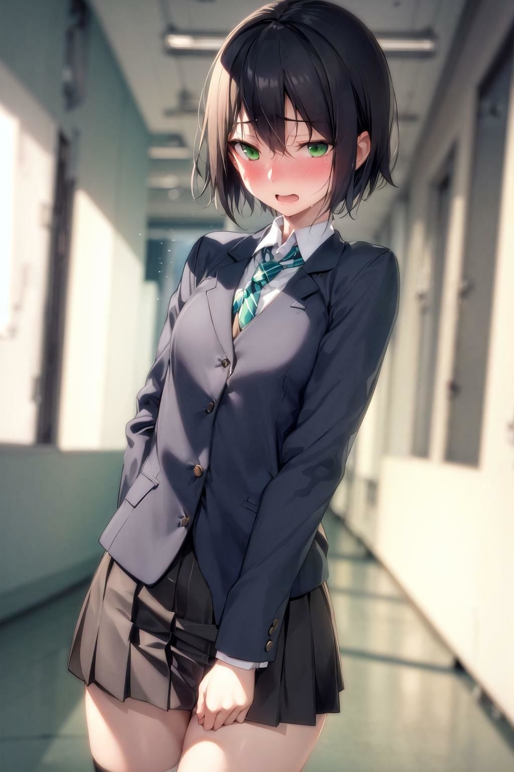 サンプル画像6:制服フェチ  メス顔編(フェチ工房) [d_606484]