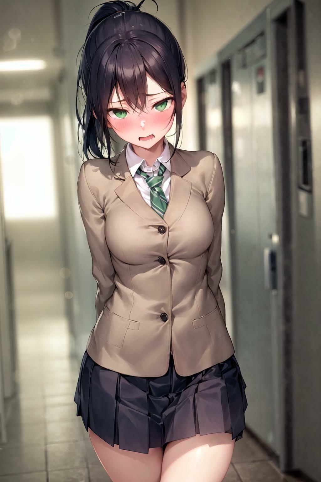 制服フェチ メス顔編 画像8