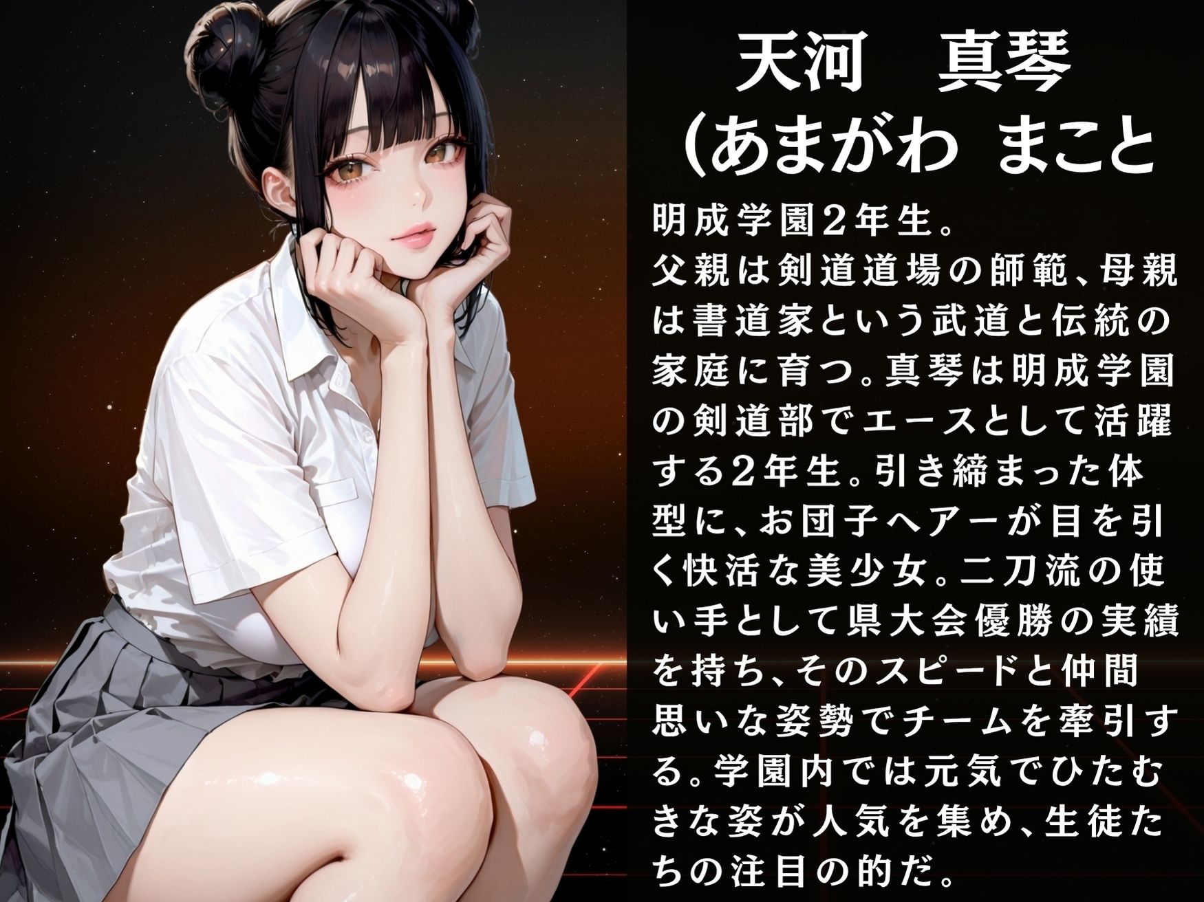 サンプル画像2:放課後の性指導 〜天河真琴の禁断の記録-ハメ撮り(mapuememaru) [d_606490]