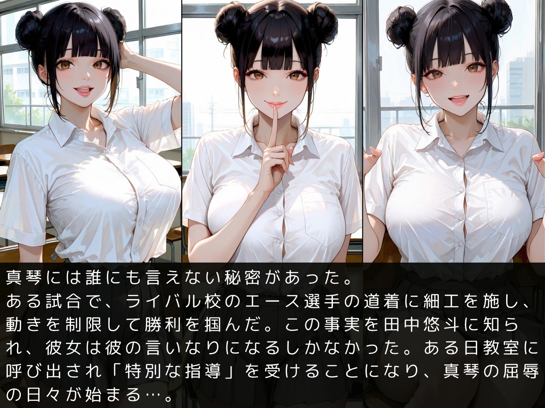 サンプル画像3:放課後の性指導 〜天河真琴の禁断の記録-ハメ撮り(mapuememaru) [d_606490]