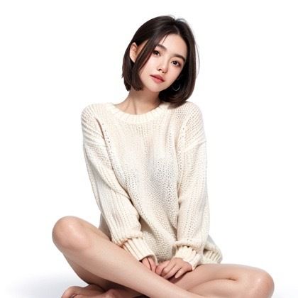 色白美人奇跡のヌード 画像1