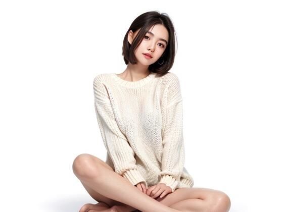 色白美人奇跡のヌード