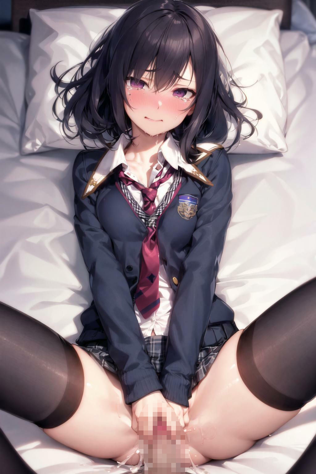 サンプル画像3:制服フェチ  泣き顔の正常位編(フェチ工房) [d_606505]