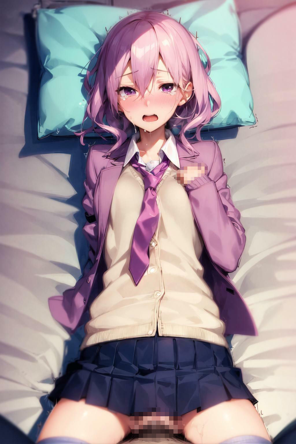 サンプル画像5:制服フェチ  泣き顔の正常位編(フェチ工房) [d_606505]