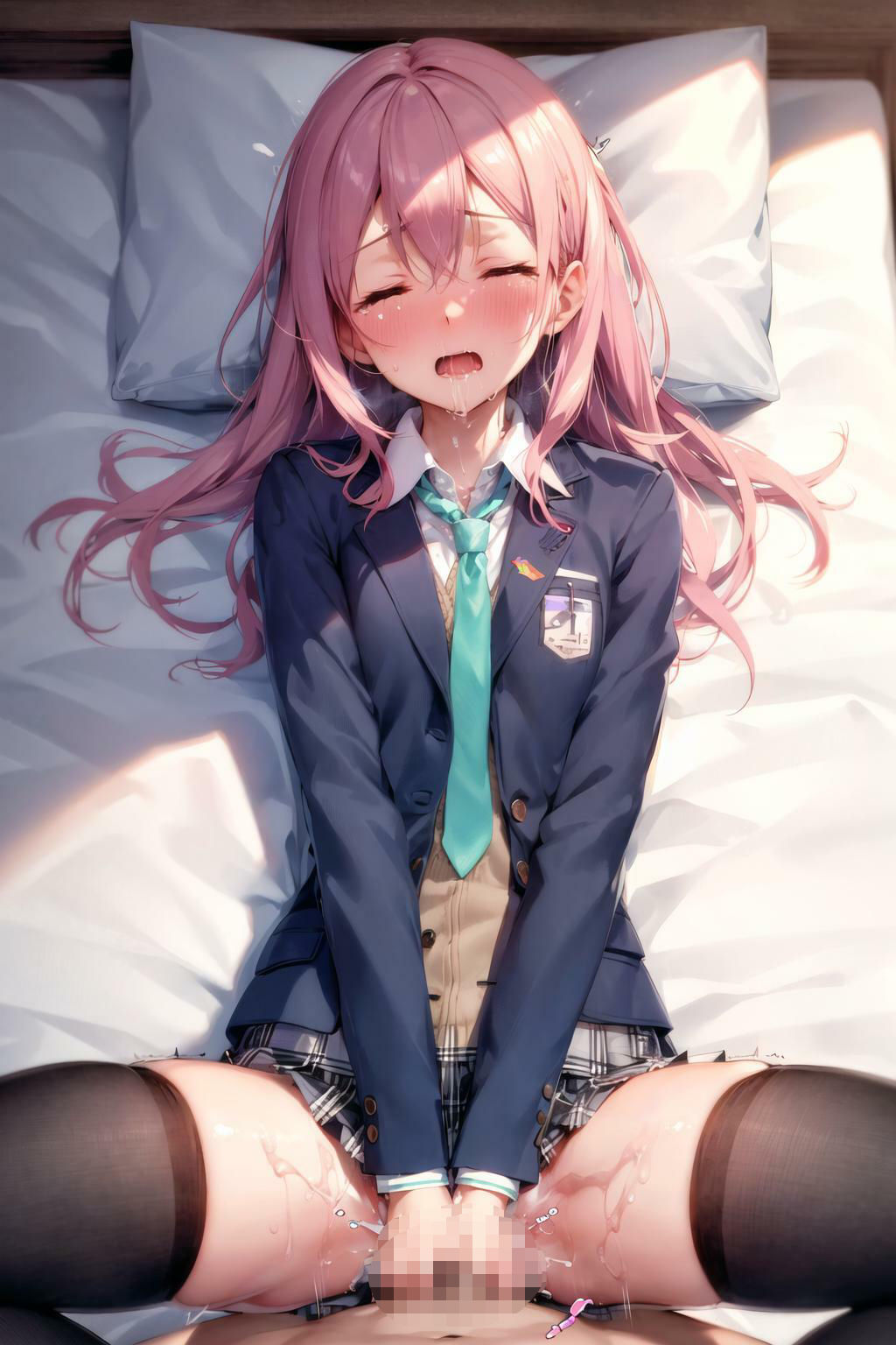 サンプル画像6:制服フェチ  泣き顔の正常位編(フェチ工房) [d_606505]