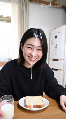 サンプル画像4:顔射後の余韻 – 朝食編 Vol.1(FacialDreams) [d_606552]