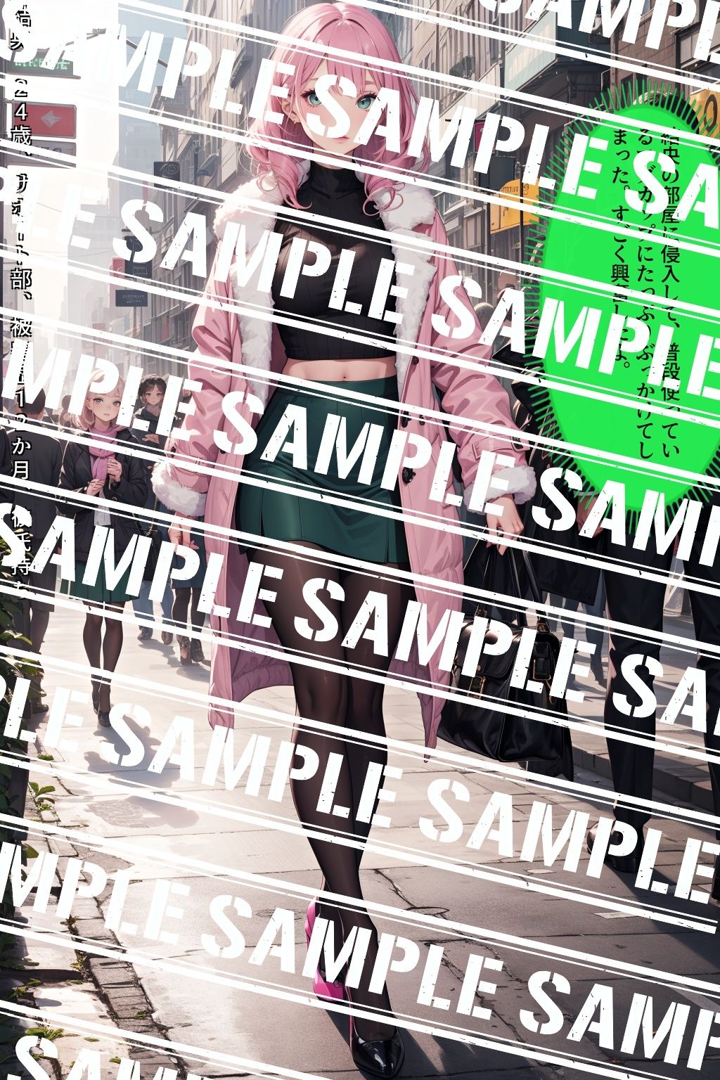 サンプル画像3:彼女は拒めない〜黒スト密着24時 vol.4(あらぶるま18＋（二次元）) [d_606572]