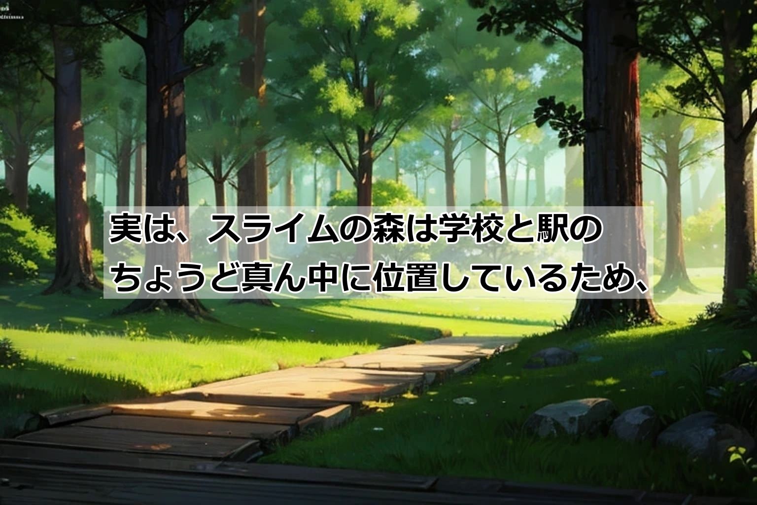 サンプル画像1:スライムの森〜ぬちょぬちょ少女を救出せよ！〜(くまとねこ屋) [d_606583]