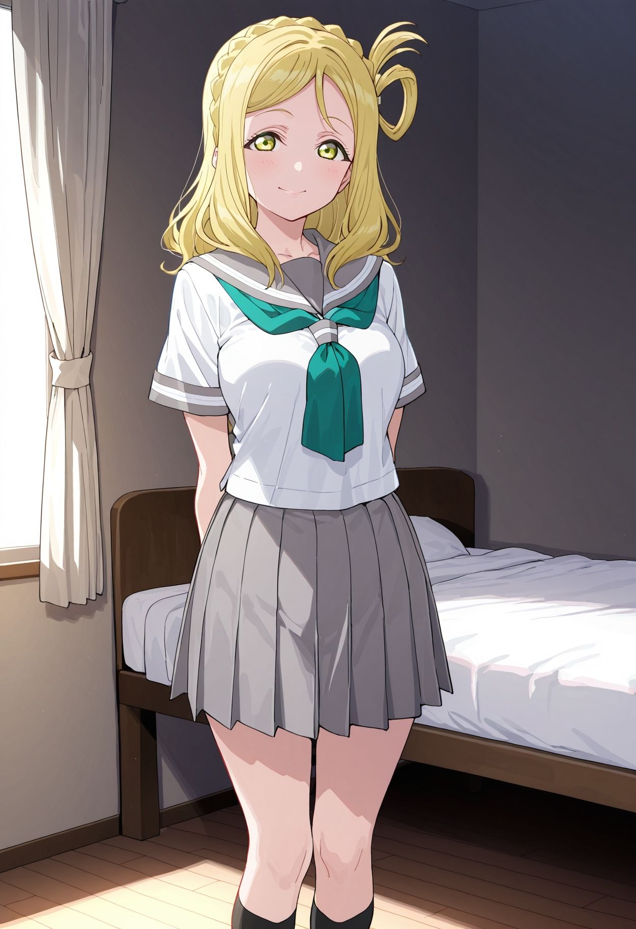 サンプル画像1:ラブライ◯！ 小◯鞠莉 エロCG集(かみのみゃ) [d_606605]