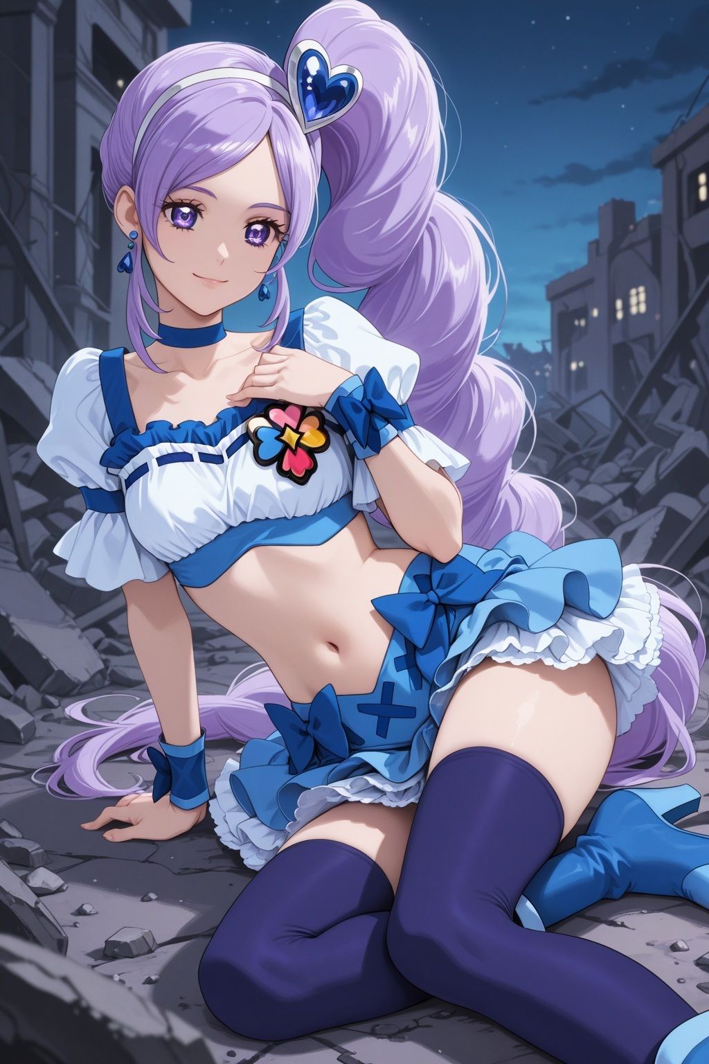 サンプル画像2:変身ヒロイン×辱 フレッシュプ●キュア！  キュ●ベリー敗北初セックス(ライトフィニッシュ) [d_606618]