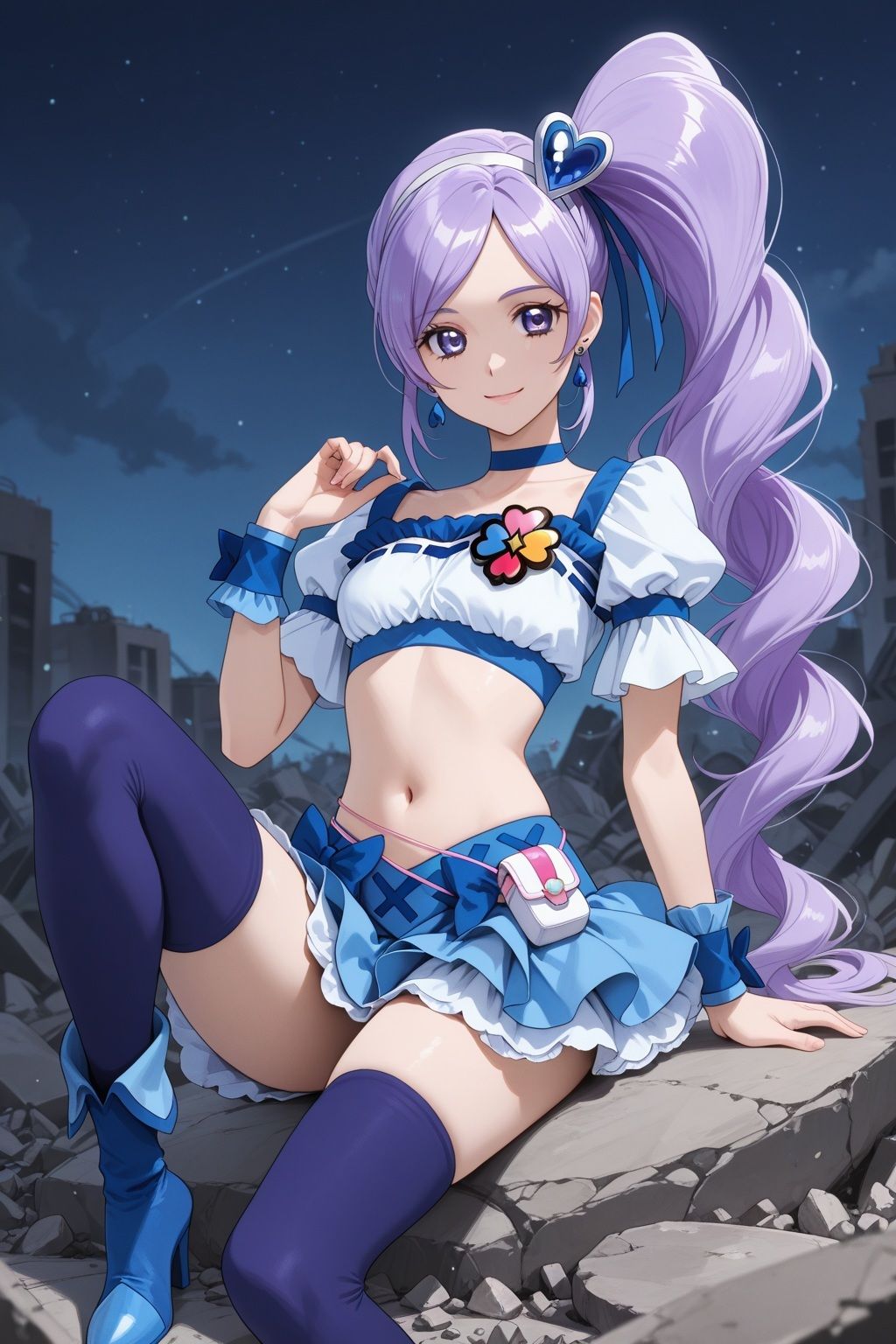 サンプル画像4:変身ヒロイン×辱 フレッシュプ●キュア！  キュ●ベリー敗北初セックス(ライトフィニッシュ) [d_606618]