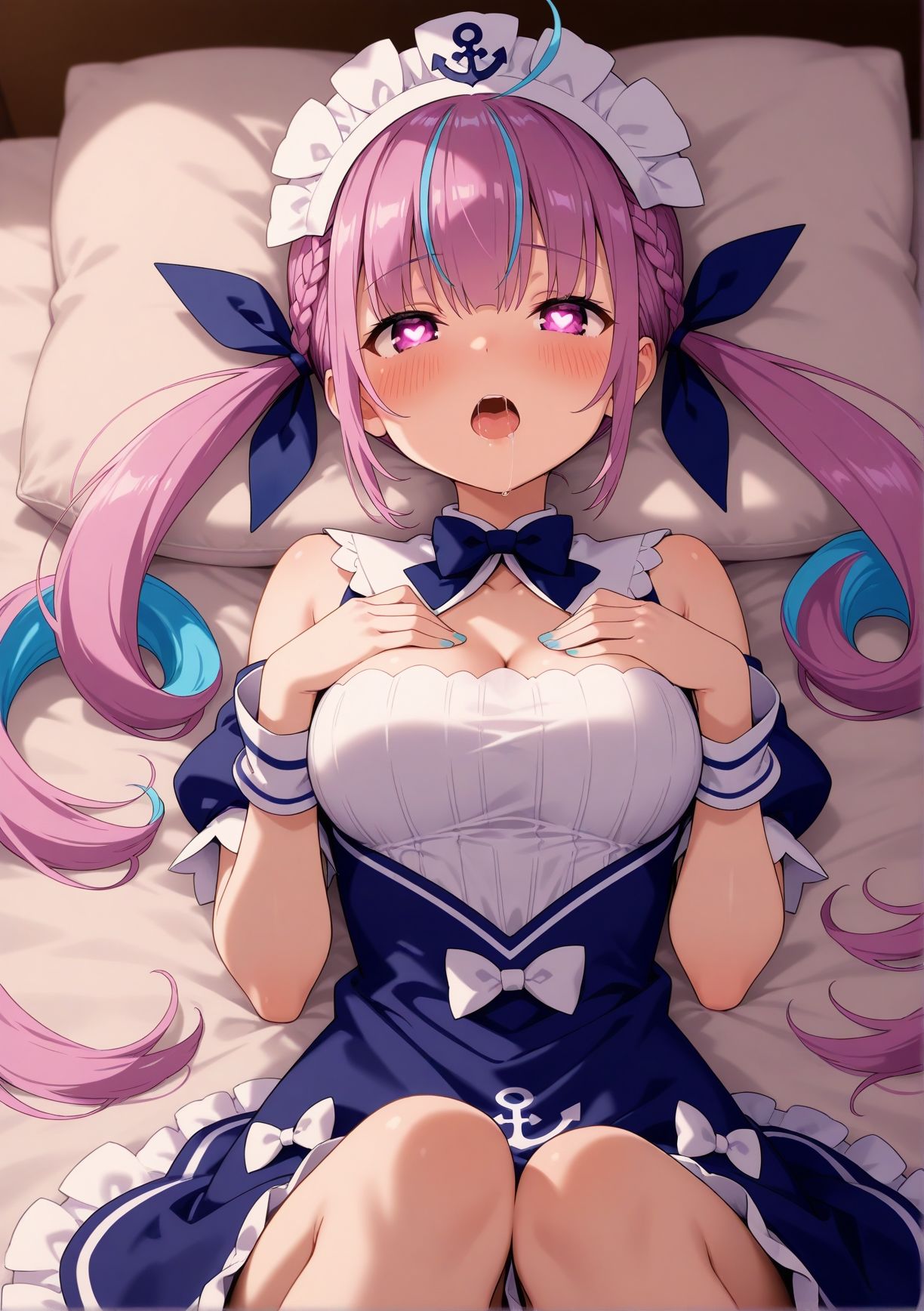 サンプル画像3:【湊あ〇あ】ライブ後のあくたんと気持ちいいこと（はぁと）(猫散灯（ねこさんとう）) [d_606648]