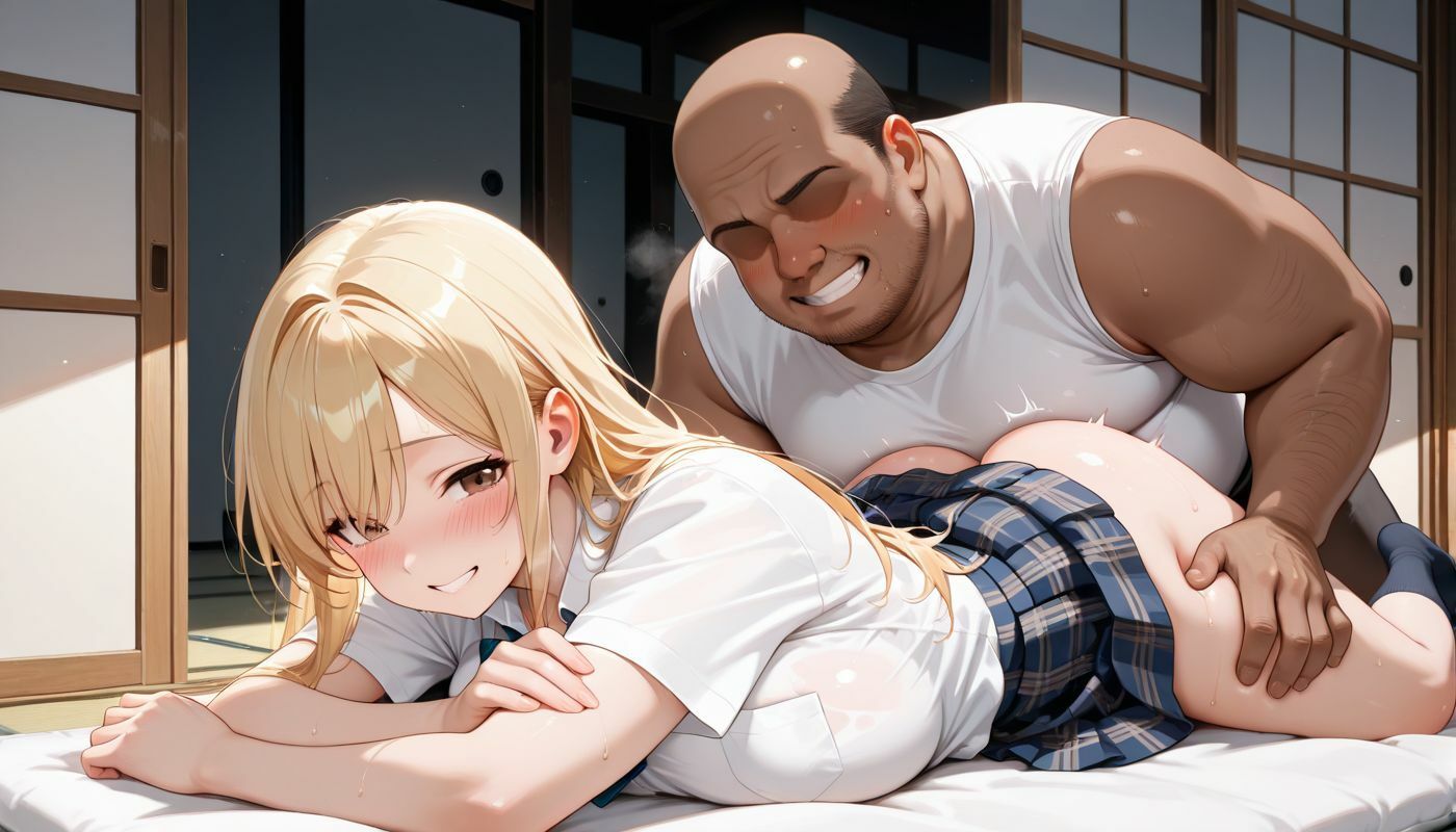 サンプル画像4:子作り園vol.2-爆乳ギャル女子校生とキモおじ編-(夜のいかキング) [d_606657]