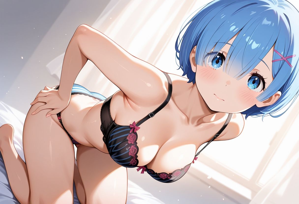 サンプル画像1:RE:MILKY -レムの、ないしょ。-(カズン) [d_606725]