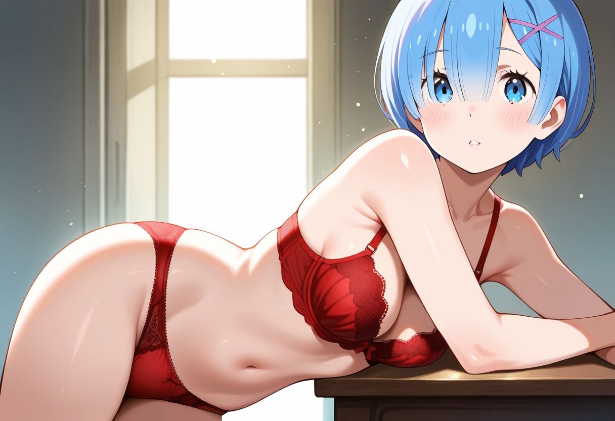 サンプル画像5:RE:MILKY -レムの、ないしょ。-(カズン) [d_606725]