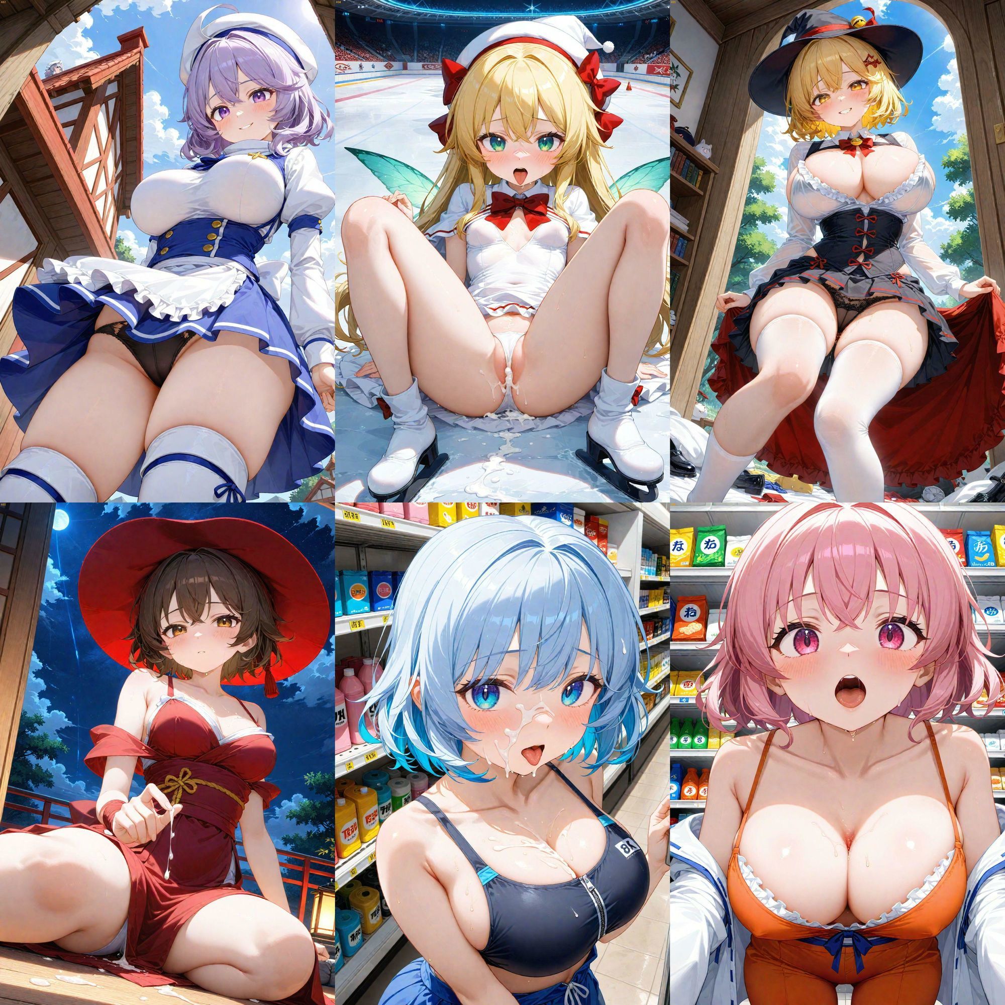 サンプル画像6:ノーモザイク！東方妖々夢キャラの誘惑2(NOTモザイク製作所) [d_606739]