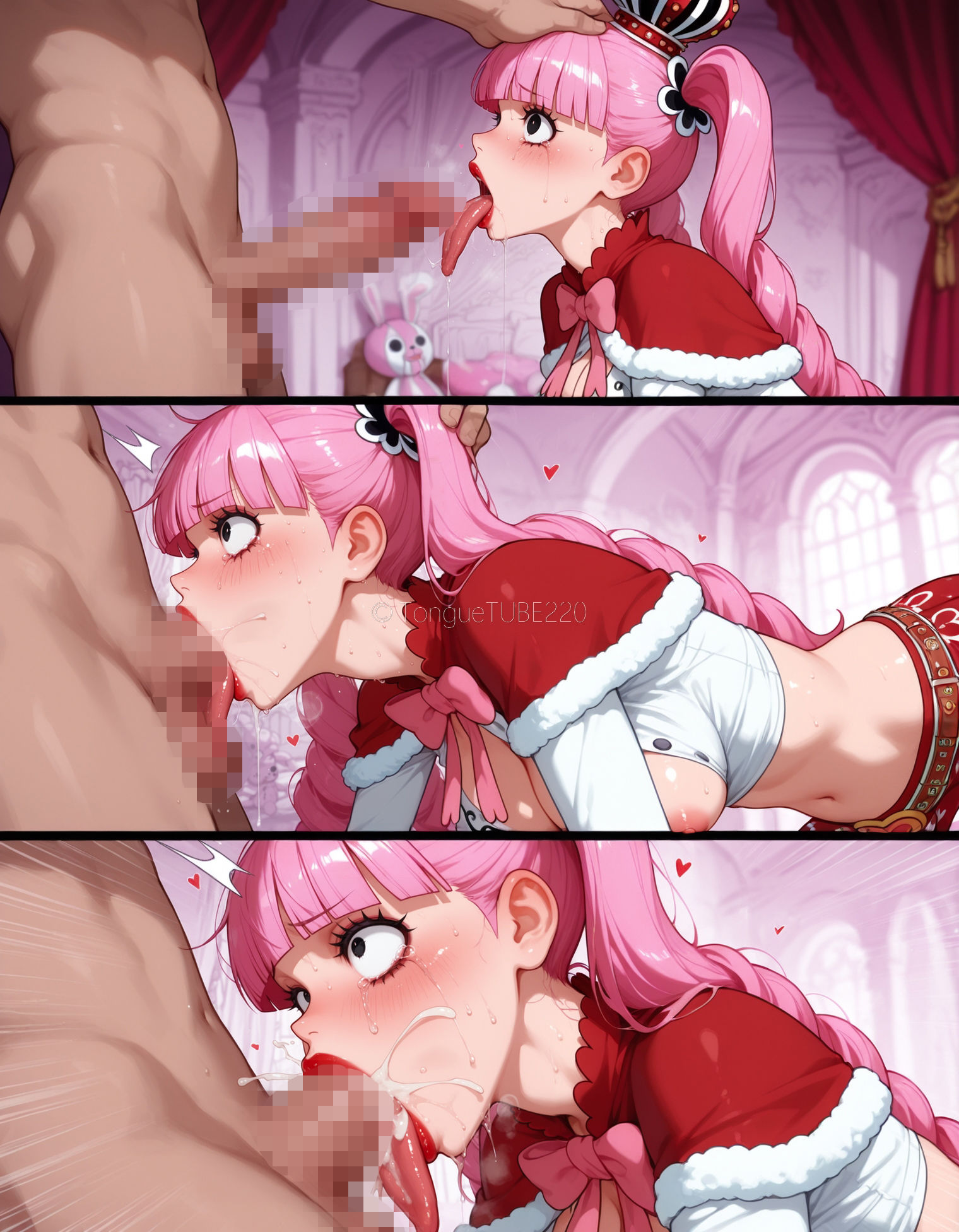 サンプル画像5:ベロが長いぺろぺろペローナ(べろちゅ〜部) [d_606769]