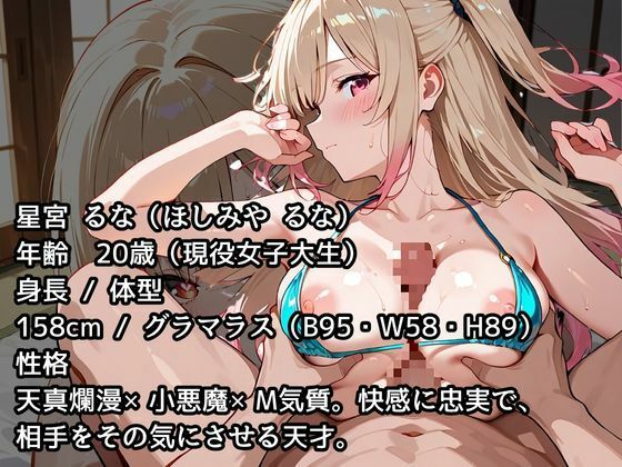 【セリフ付100枚×CG集400枚】専用オナホをお届けいたします。 星宮 るな 画像2