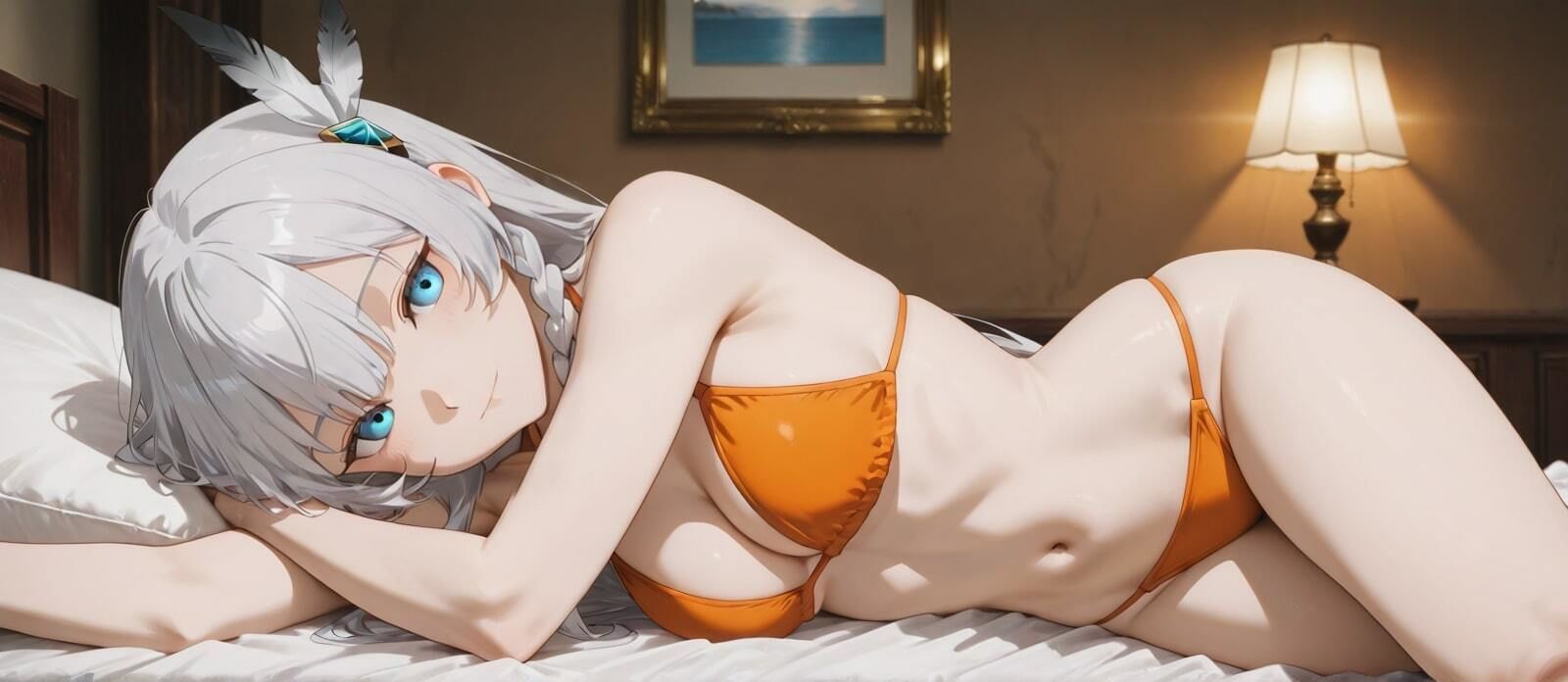 サンプル画像2:「片田舎のおっさん、剣聖になる」アリューシア・シトラス セクシー写真集6（全500枚）(人の海) [d_606889]