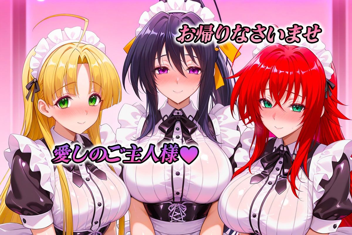専属メイドはオナホ係〜ご主人様、ご奉仕の時間です リアス・姫〇・ア〇シア 画像1