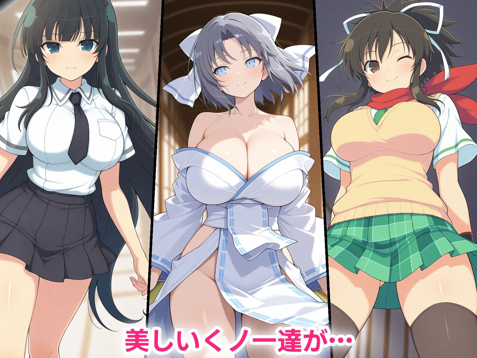 サンプル画像1:催●おじさんに寝取られる爆乳くノ一〜全員メス堕ち・孕ませ〜(TOSHIKIX) [d_606920]