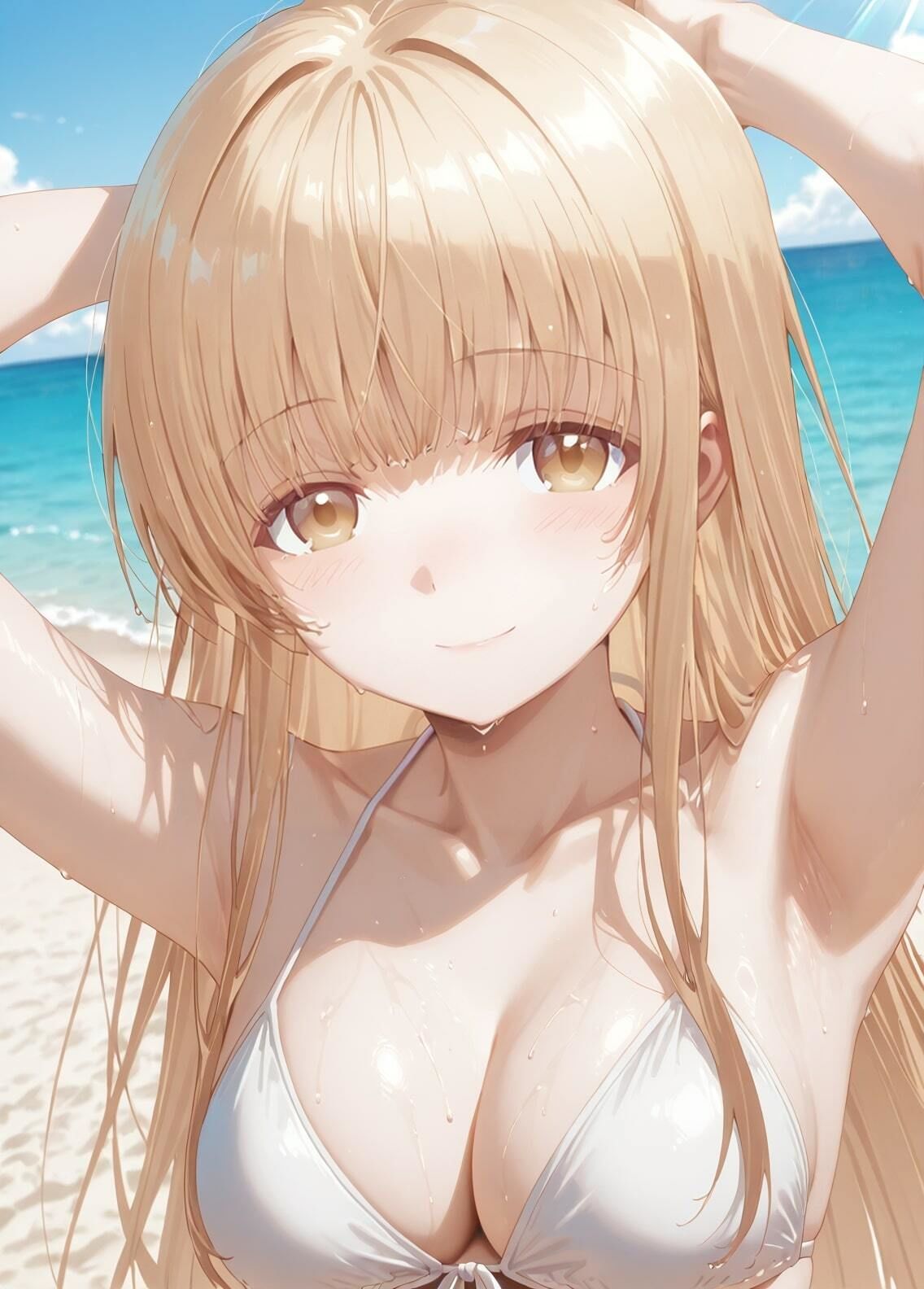 サンプル画像1:「お隣の天使様にいつの間にか駄目人間にされていた件」椎名真昼セクシー写真集14（全500枚）(人の海) [d_606923]