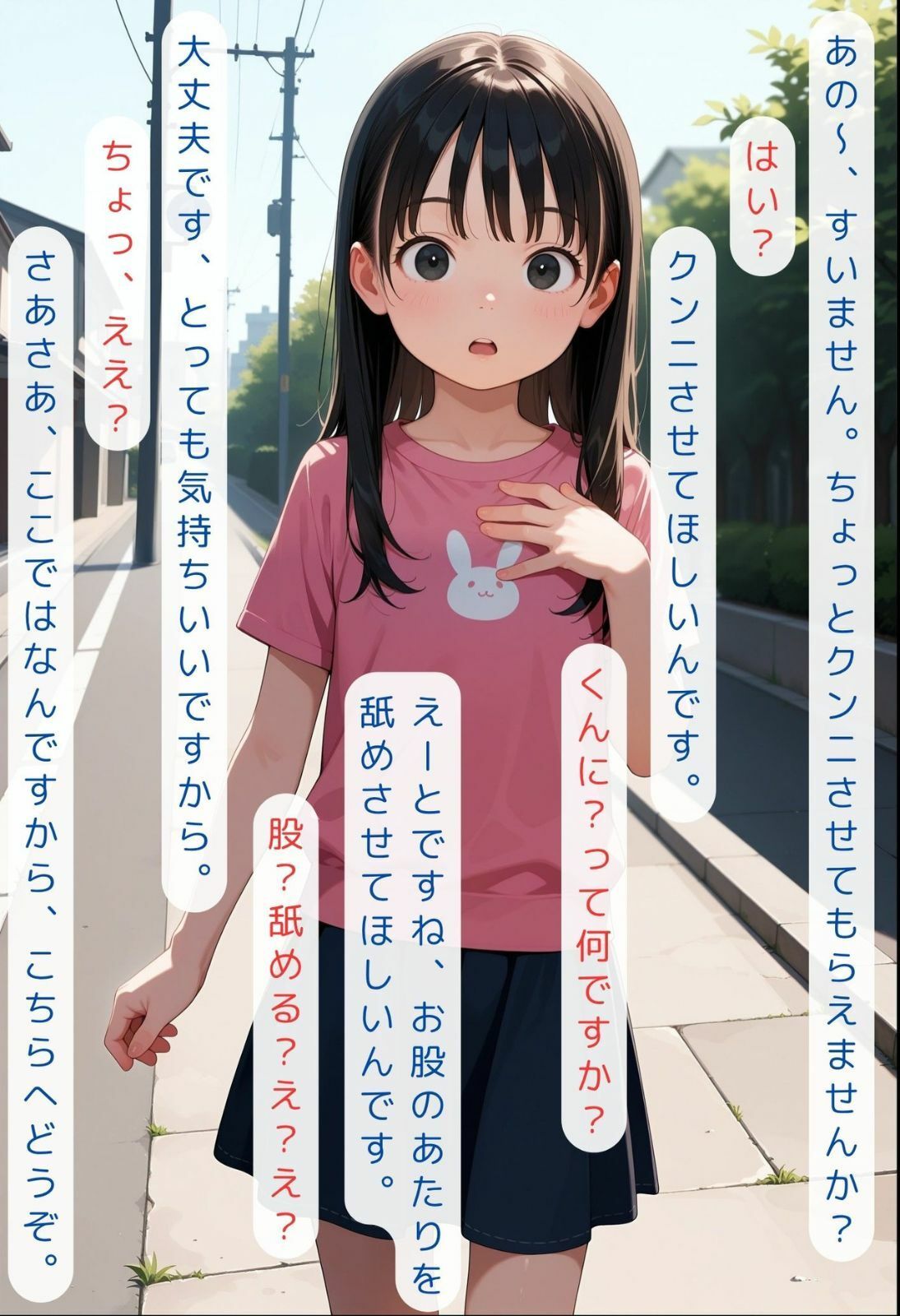 「あの〜、すいません。クンニさせてもらえませんか？」つるぺた美少女編 リトルハード エロ画像2