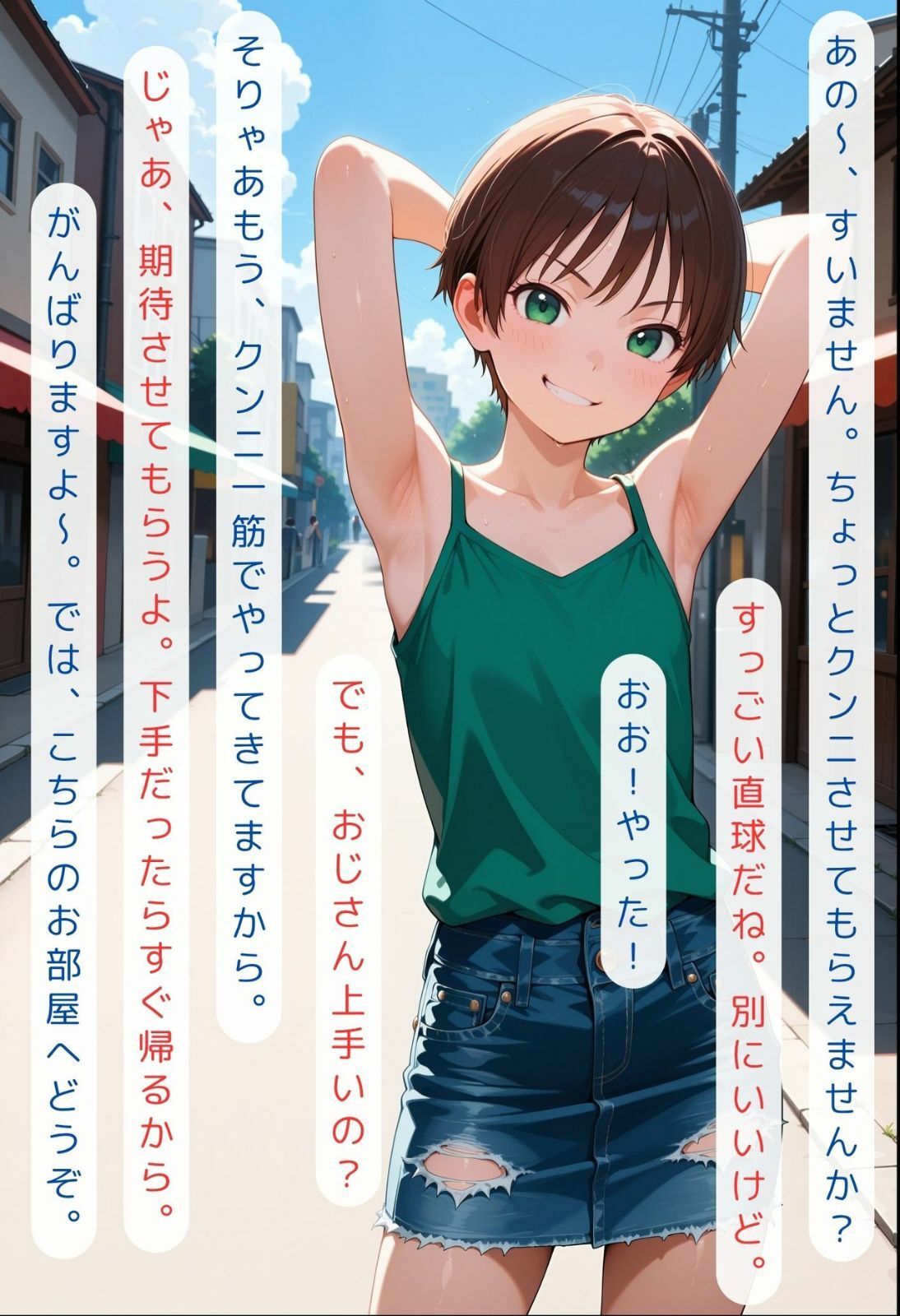 「あの〜、すいません。クンニさせてもらえませんか？」つるぺた美少女編 リトルハード エロ画像4