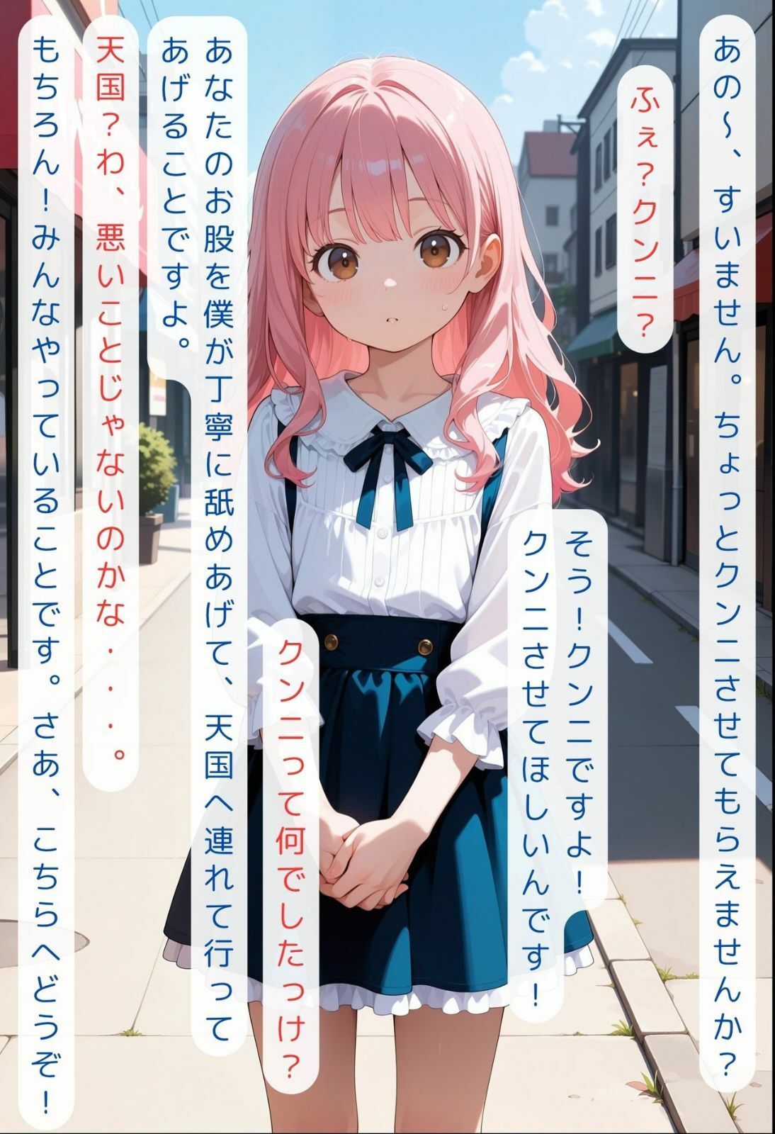 「あの〜、すいません。クンニさせてもらえませんか？」つるぺた美少女編 リトルハード エロ画像8