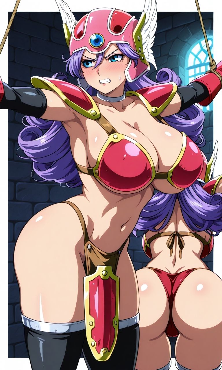 フェチコレVol.98 敗北して捕らえられ、拘束・十字架磔されて弄ばれる女戦士(DQ3)【枚数250枚】 画像3