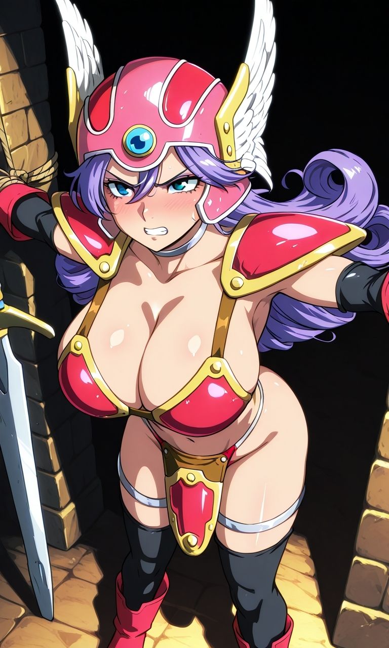フェチコレVol.98 敗北して捕らえられ、拘束・十字架磔されて弄ばれる女戦士(DQ3)【枚数250枚】 画像4