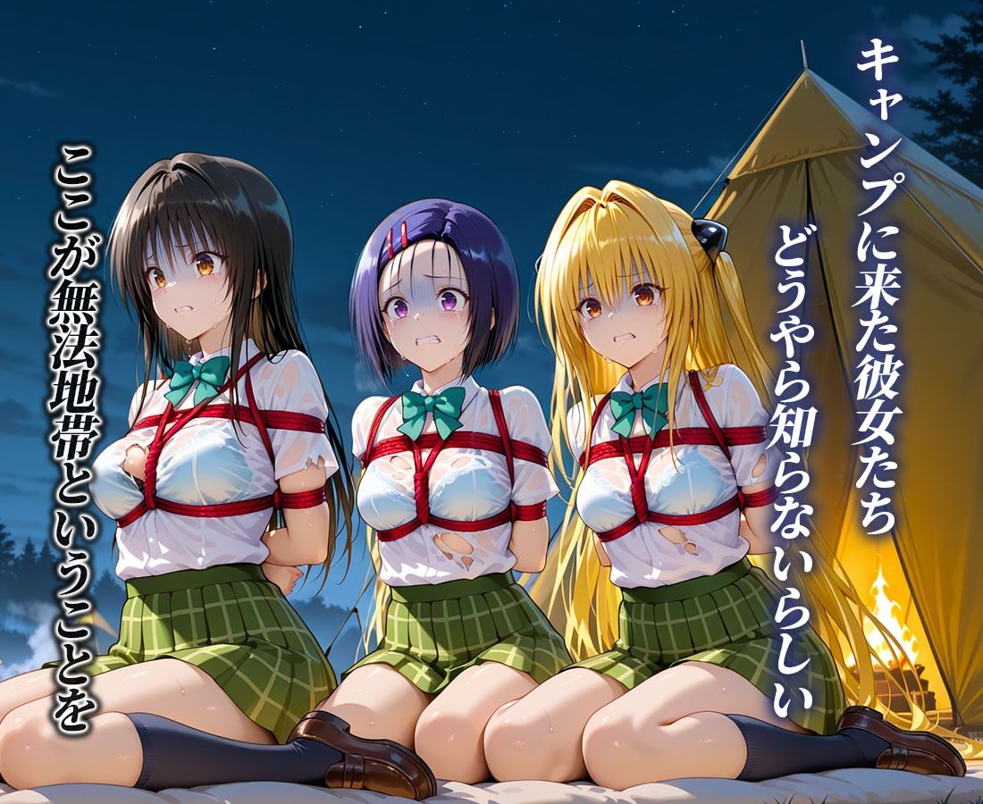 サンプル画像1:無法地帯エリア69  孕ませキャンプ場へようこそ(種付けされた女たち) [d_606979]