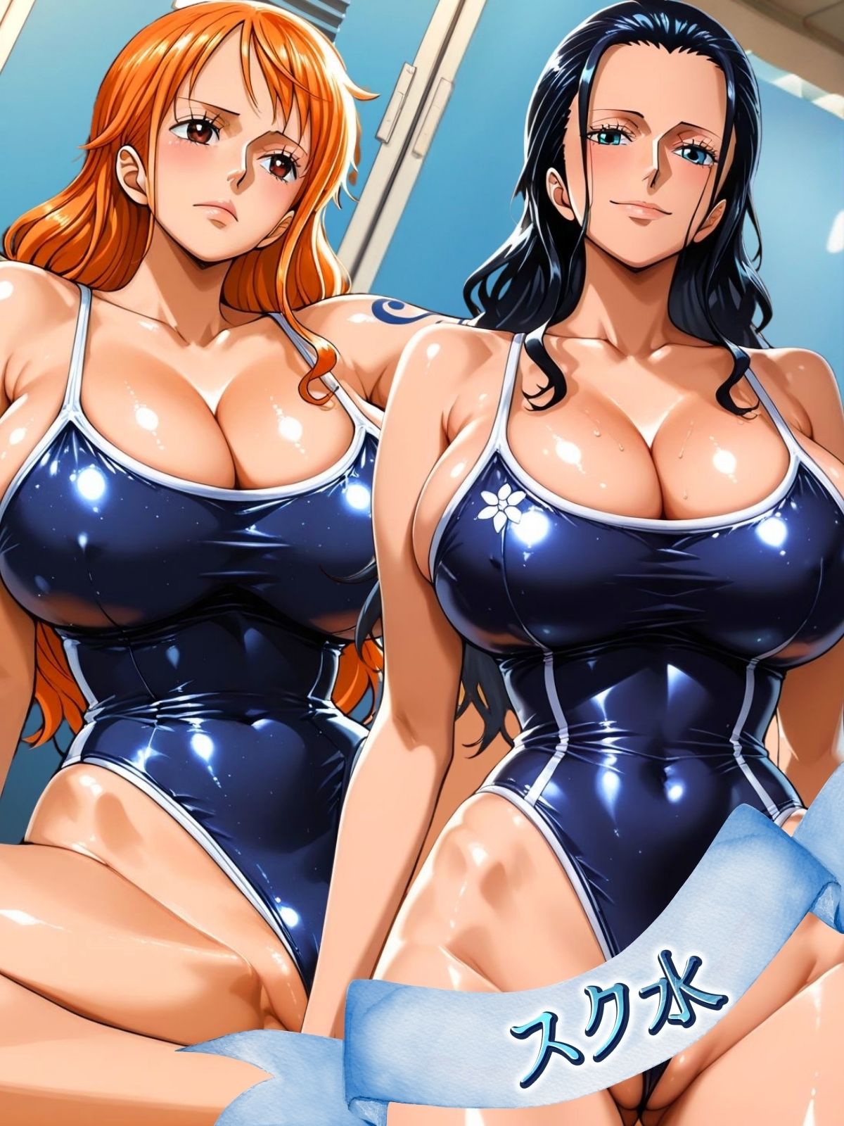 サンプル画像1:フェチ極！スク水＆ブルマヒロインズ 女海賊編(びらびら東京) [d_606981]