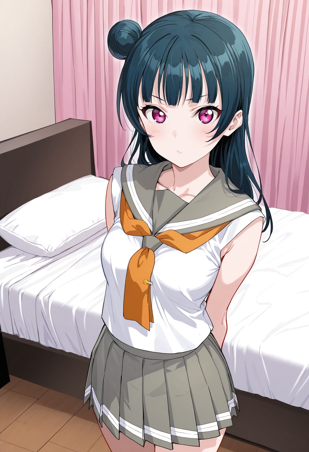 ラブライ◯! 津◯善子 エロCG集1
