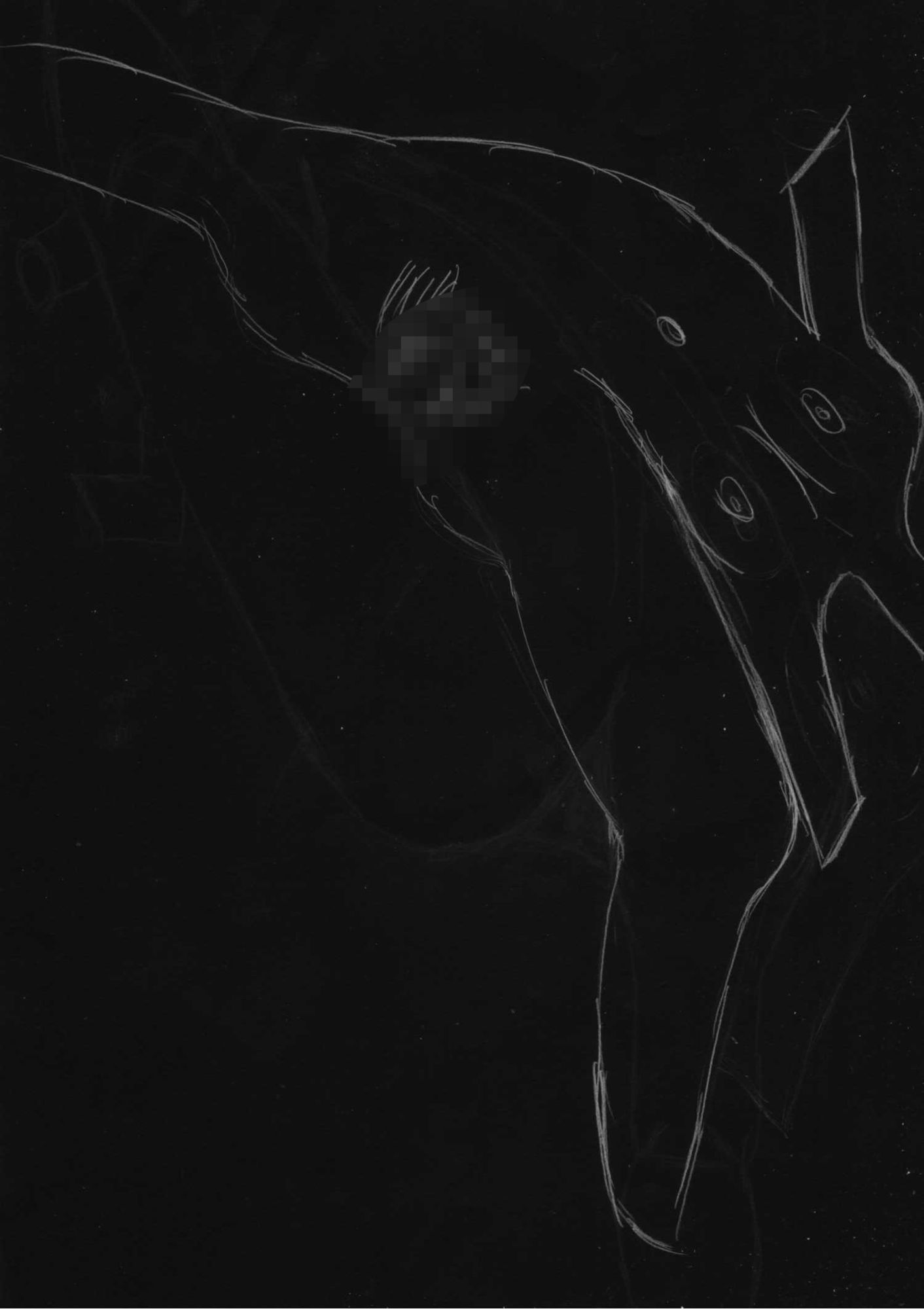 サンプル画像1:黒よりも黒い黒戯絵集「マネキンポーズ」(黒納豆) [d_607018]