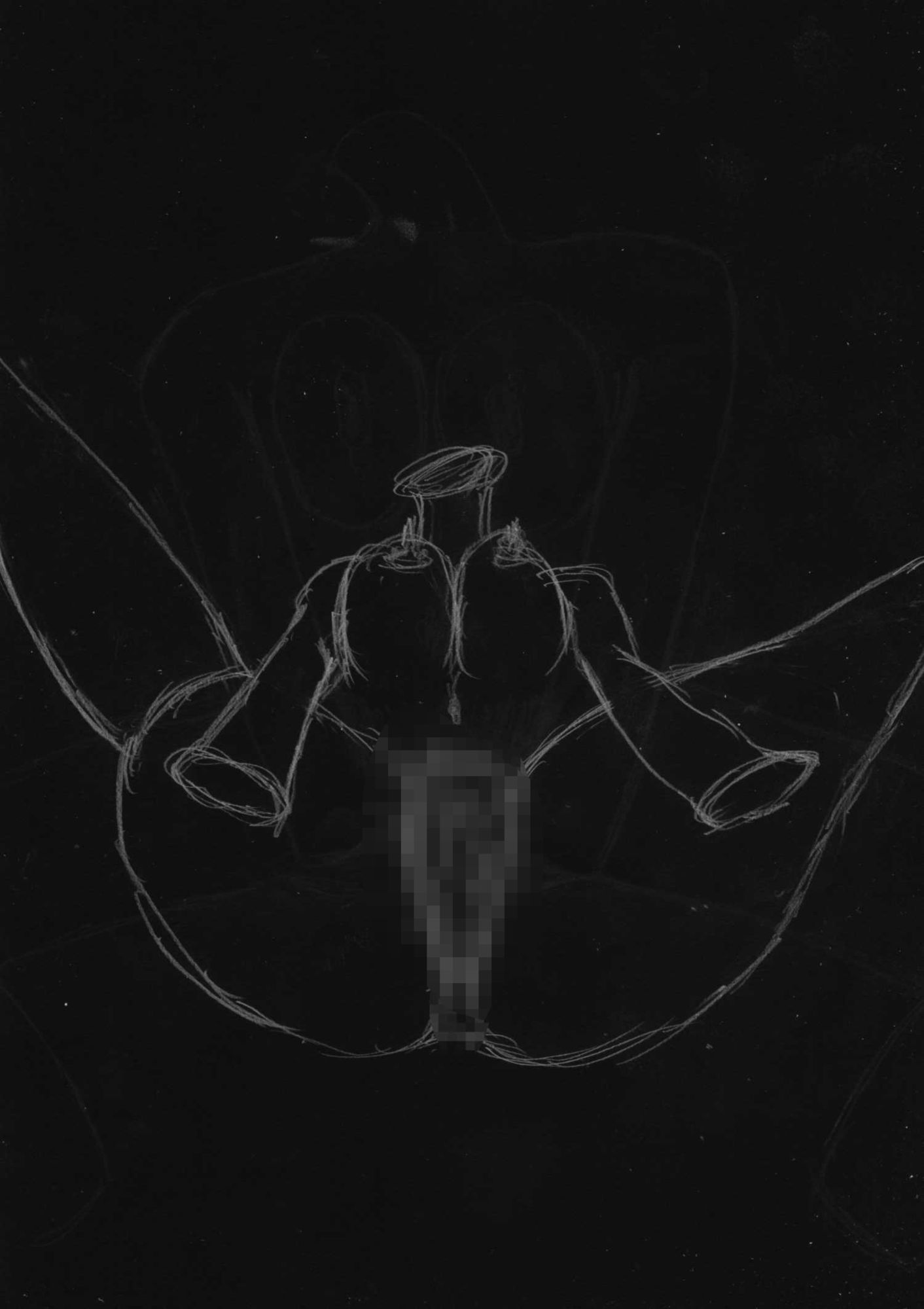 サンプル画像3:黒よりも黒い黒戯絵集「マネキンポーズ」(黒納豆) [d_607018]