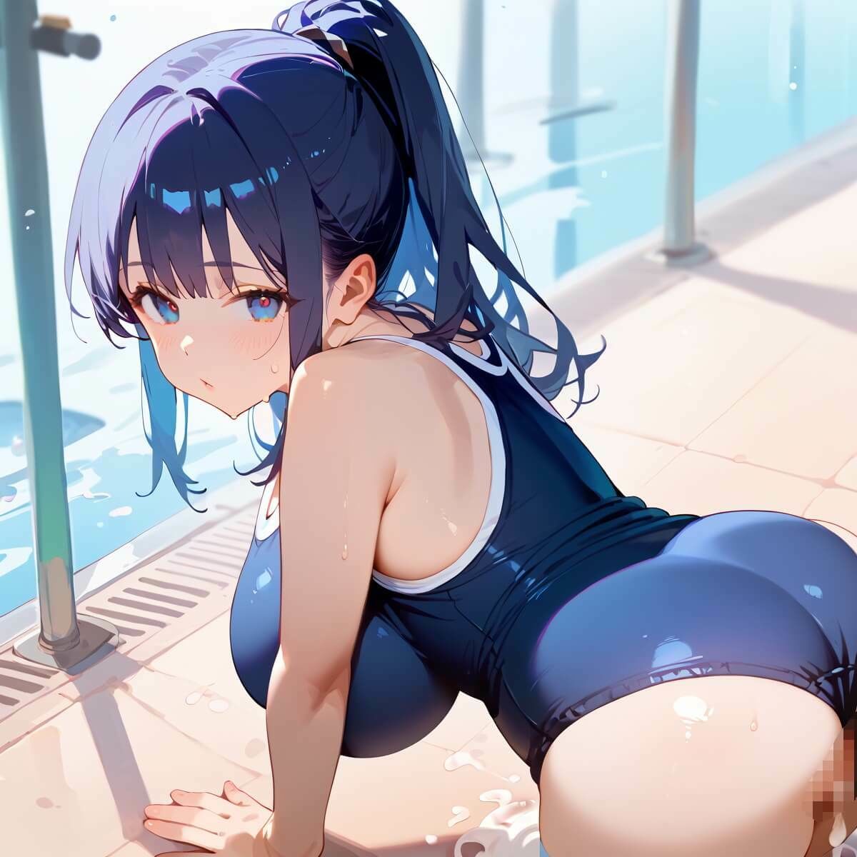 サンプル画像2:スク水美少女は誘惑したい4！170枚(ヲタクと恋の相談室) [d_607073]