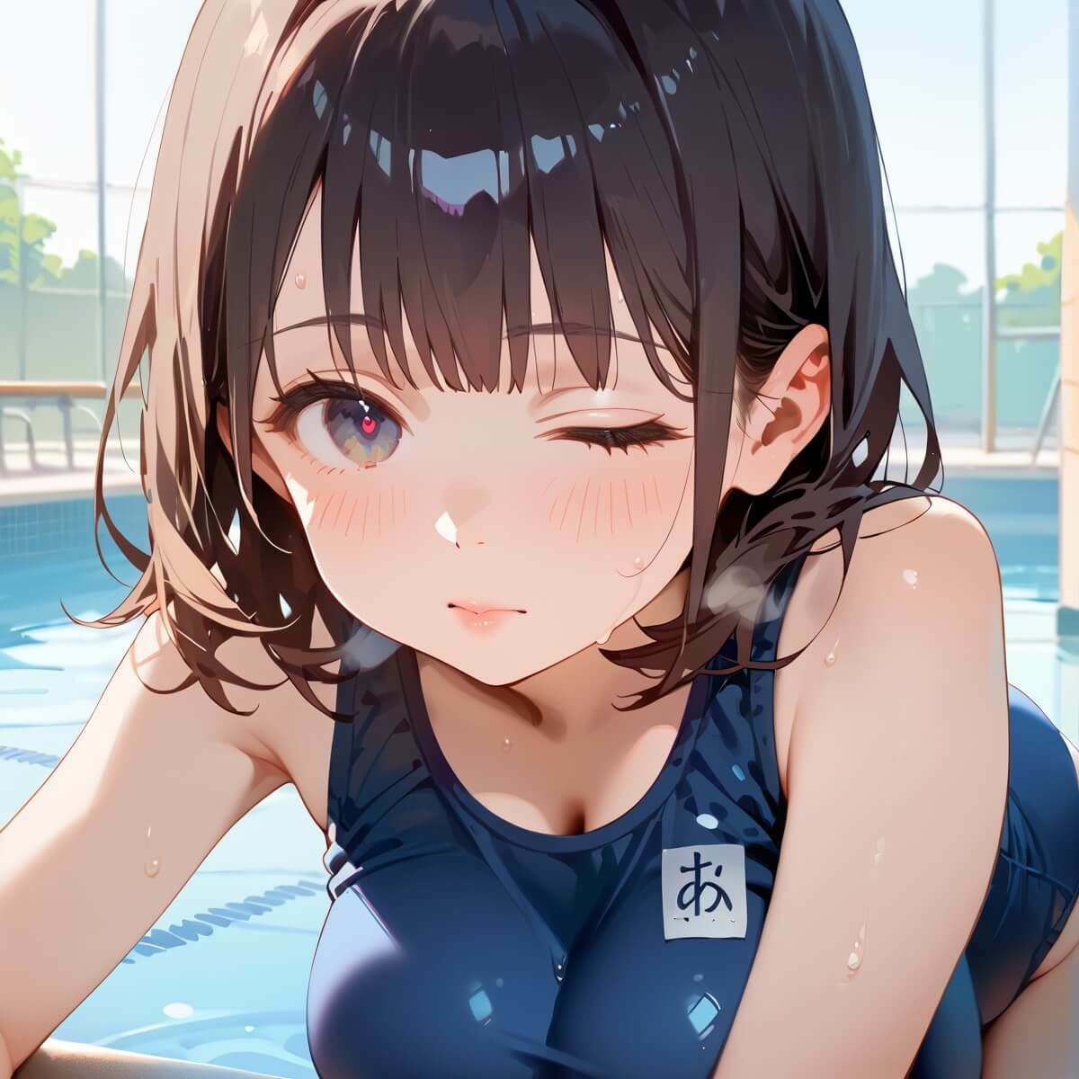 サンプル画像2:スク水美少女は誘惑したい6！170枚(ヲタクと恋の相談室) [d_607081]