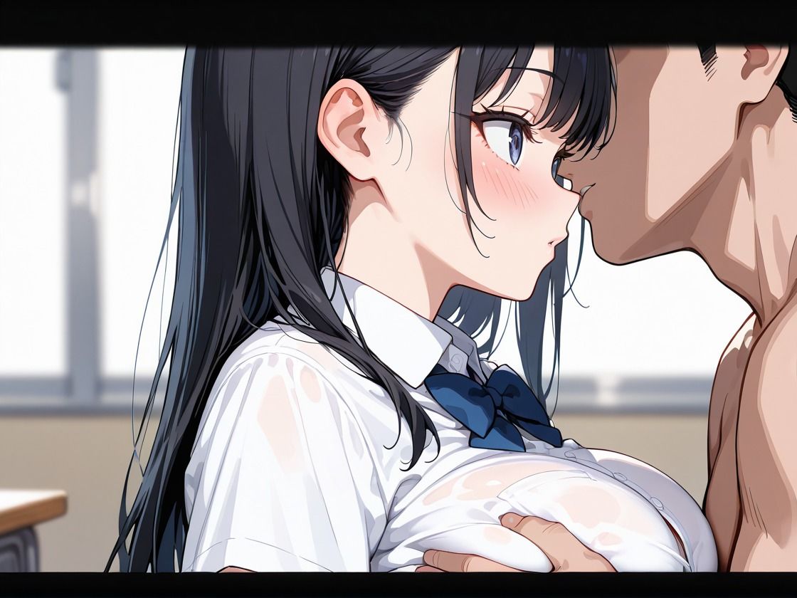 サンプル画像2:無垢そうに見えて実はビッチな美女女子校生と性欲全開種付けピストン(びっぐらいと) [d_607095]