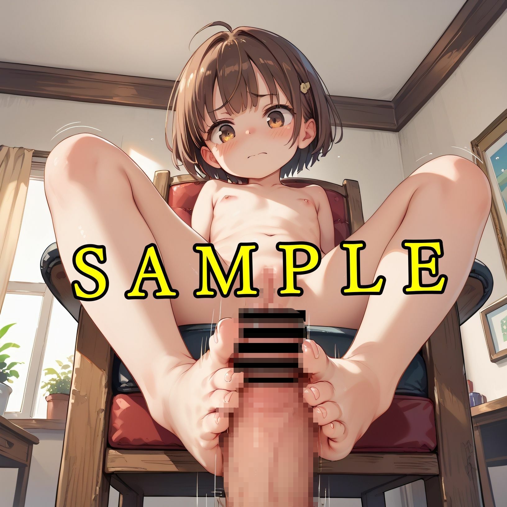 まんすじの館 足コキ  wa10シリーズ まめまめクリ子2D エロ画像10