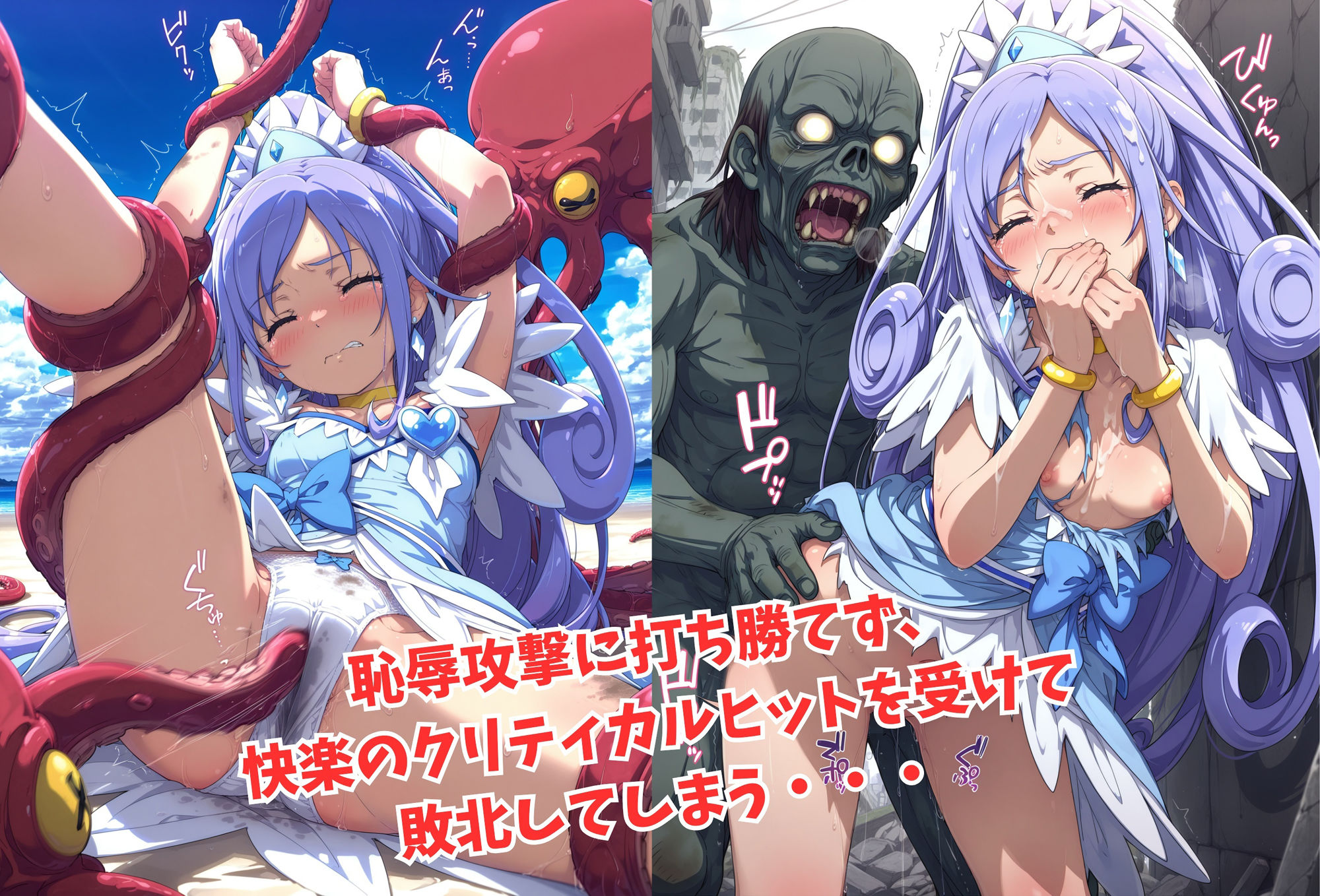 サンプル画像3:がんばれ！ダイヤモンドちゃん☆(絵心あいのAI生成アトリエ) [d_607147]